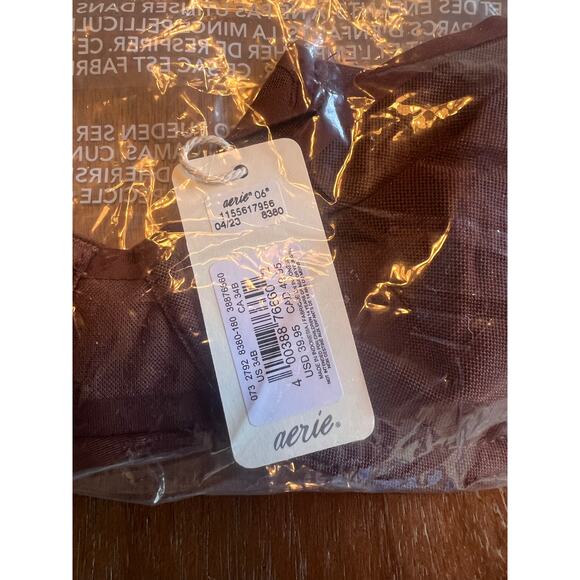 NWT Aerie Brown Mesh Underwired Balconette Bra Size 34B - Picture 5 of 5